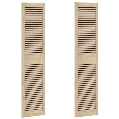 Porta per Armadio 2 pcs Naturale 140.5 x 2.1 x 49.5 cm