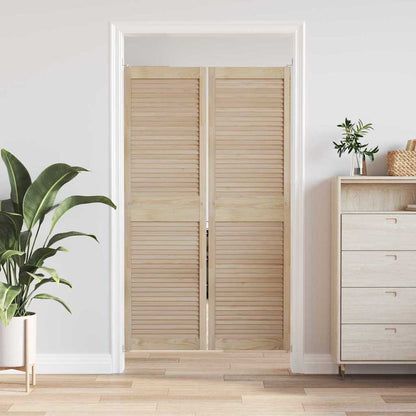 Porte per Armadi Altro 2 pcs Marrone 170 x 49.5 x 2.1 cm