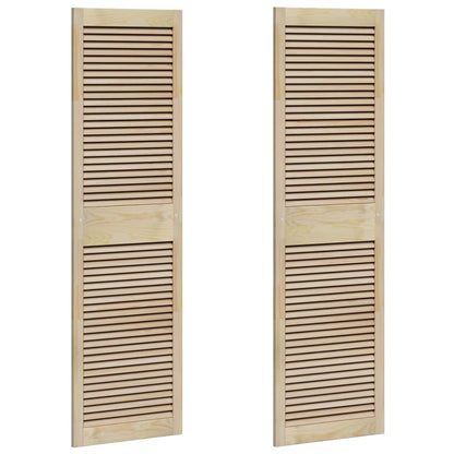 Porte per Armadi Altro 2 pcs Marrone 170 x 49.5 x 2.1 cm