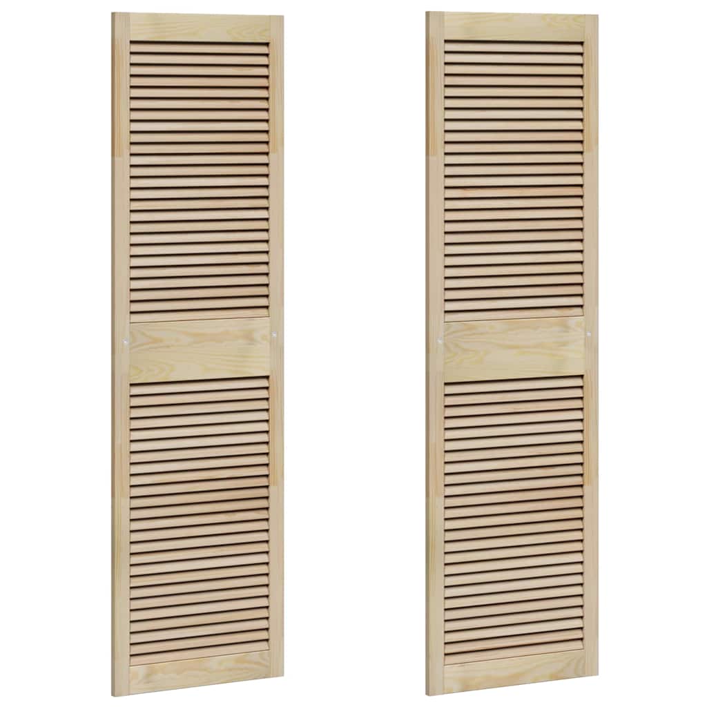 Porta per Armadio 2 pcs Naturale 140.5 x 2.1 x 49.5 cm