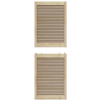 Porta per Armadio con porta 2 pcs Naturale 170 x 2,1 x 59,5 cm | homemem39