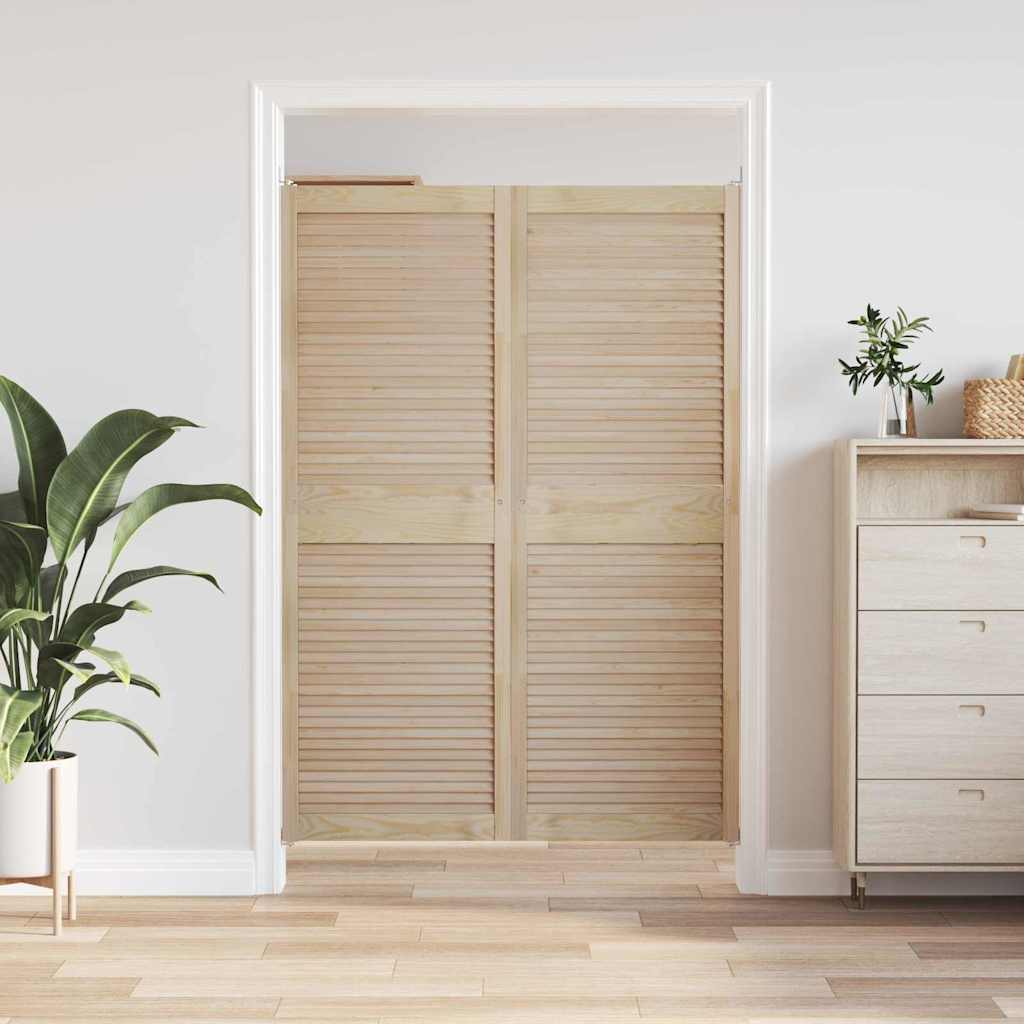 Porta per Armadio con porta 2 pcs Naturale 170 x 2,1 x 59,5 cm | homemem39