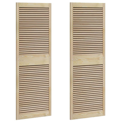 Porta per Armadio 2 pcs Naturale 140.5 x 2.1 x 49.5 cm