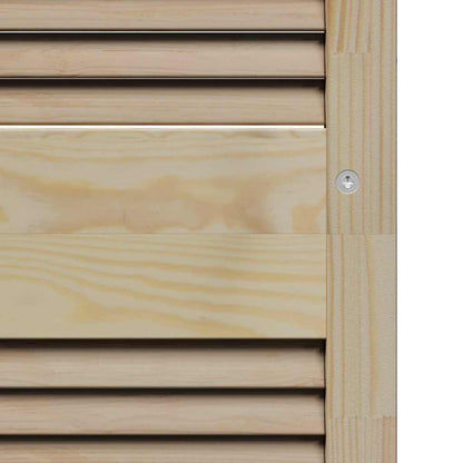 Porte per Armadi Altro 2 pcs Marrone 201 x 39.5 x 2.1 cm