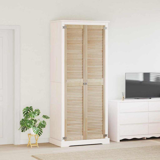 Porte per Armadi Altro 2 pcs Marrone 201 x 39.5 x 2.1 cm