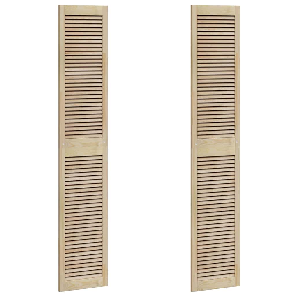 Porta per Armadio 2 pcs Naturale 140.5 x 2.1 x 49.5 cm