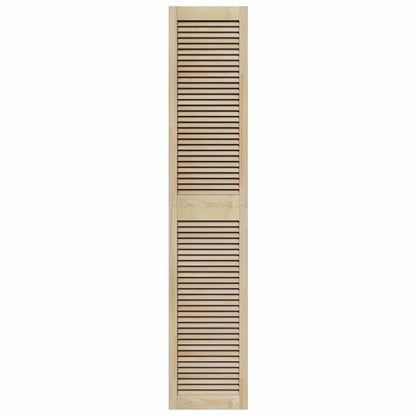 Porte per Armadi Altro 2 pcs Marrone 201 x 39.5 x 2.1 cm