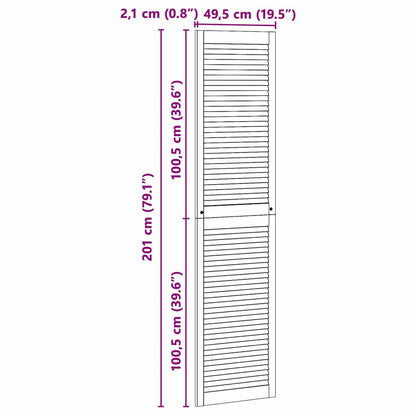 Porta per Armadio con porta Naturale 140.5 x 2.1 x 49.5 cm