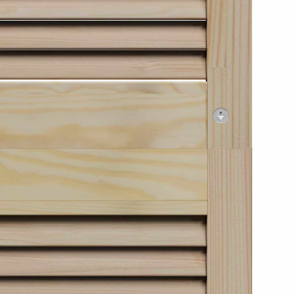 Porta per Armadio con porta 2 pcs Naturale 201 x 2,1 x 49,5 cm | homemem39