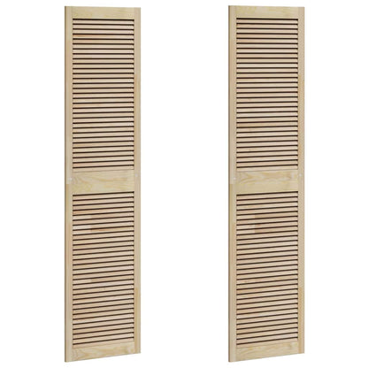 Porta per Armadio con porta 2 pcs Naturale 201 x 2,1 x 49,5 cm