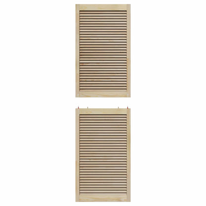 Porta per Armadio con porta 2 pcs Naturale 201 x 2,1 x 59,5 cm | homemem39
