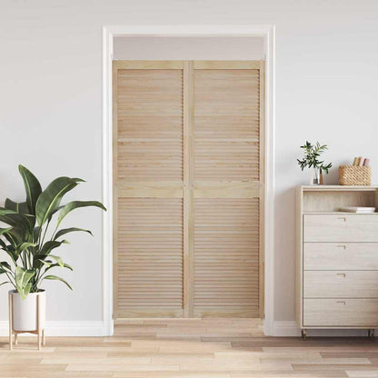 Porta per Armadio 2 pcs Naturale 140.5 x 2.1 x 49.5 cm