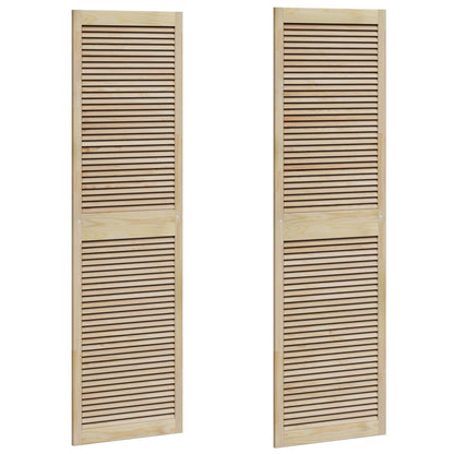 Porta per Armadio con porta 2 pcs Naturale 201 x 2,1 x 59,5 cm