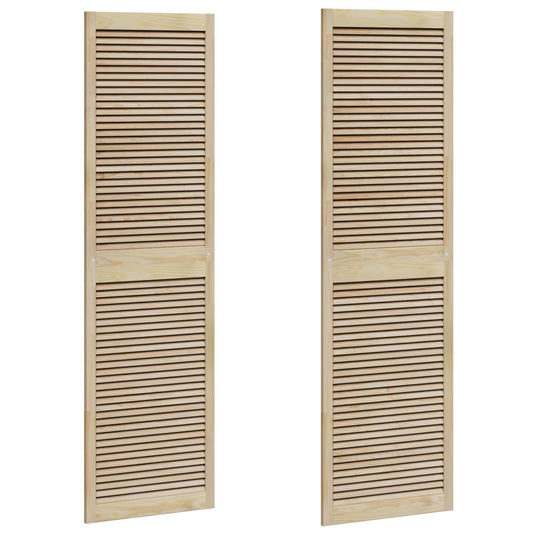 Porta per Armadio con porta 2 pcs Naturale 201 x 2,1 x 59,5 cm