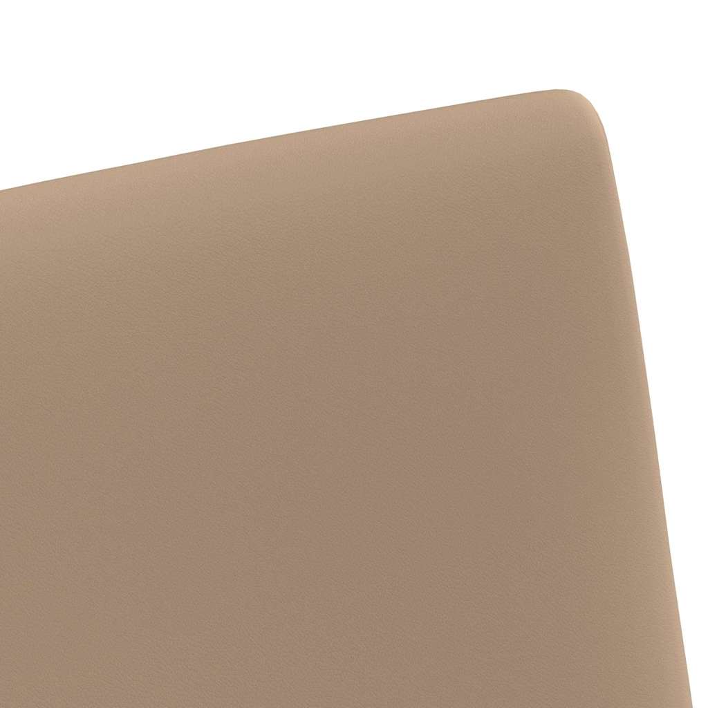 Sedie da Pranzo con Ruote 2 pcs Cappuccino 57 x 66 x 94 cm