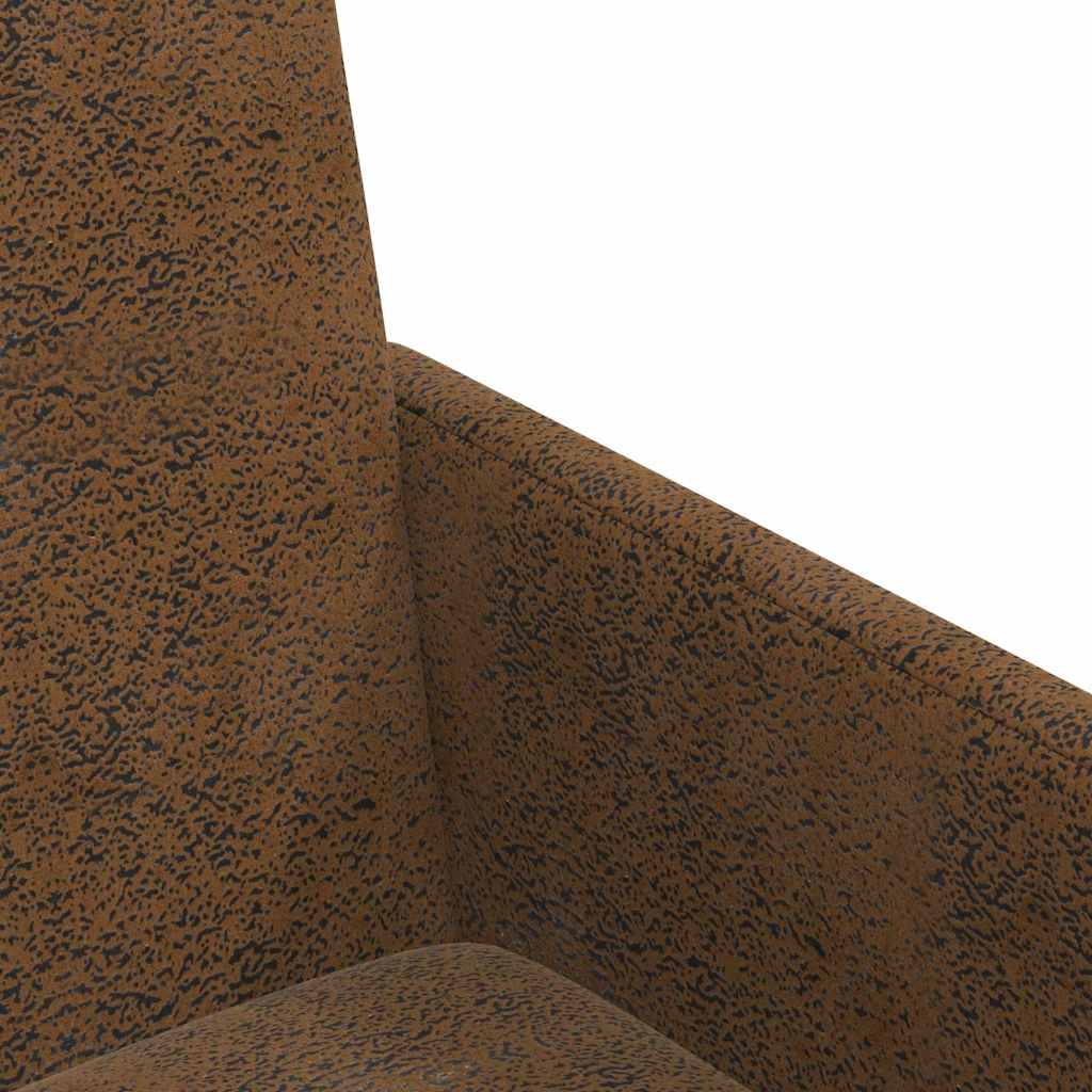 Sedie da Pranzo con Ruote 2 pcs Marrone 57 x 66 x 94 cm