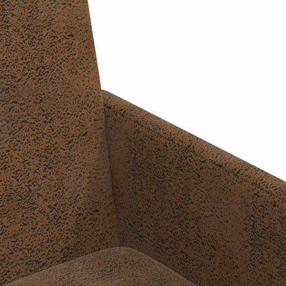 Sedie da Pranzo con Ruote 2 pcs Marrone 57 x 66 x 94 cm