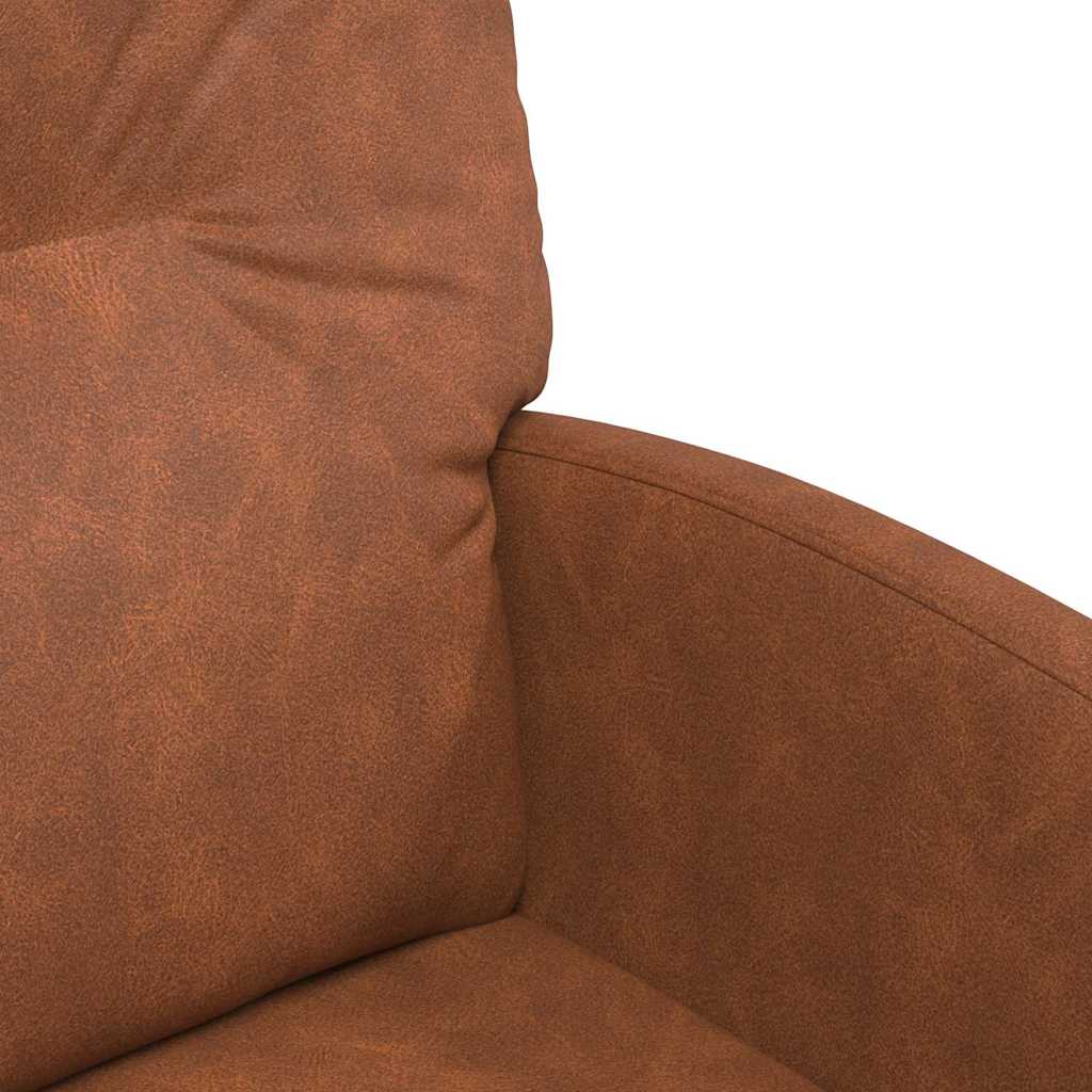 Sedie da Pranzo con Ruote 2 pcs Marrone 57 x 67 x 95 cm