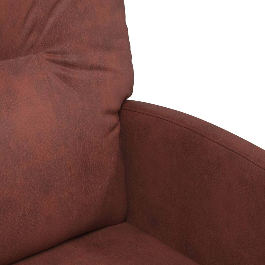 Sedie da Pranzo con Ruote 2 pcs Marrone lucido 57 x 67 x 95 cm