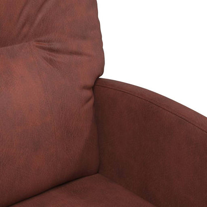 Sedie da Pranzo con Ruote 2 pcs Marrone lucido 57 x 67 x 95 cm