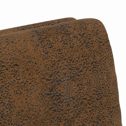 Sedie da Pranzo con Ruote 2 pcs Marrone 57 x 67 x 95 cm