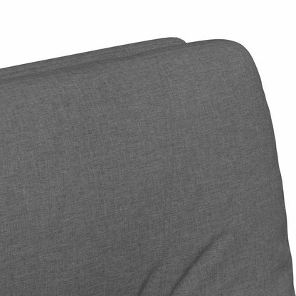 Sedie da Pranzo con Ruote 2 pcs Grigio scuro 57 x 67 x 95 cm