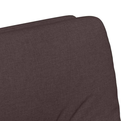 Sedie da Pranzo con Ruote 2 pcs Marrone scuro 57 x 67 x 95 cm