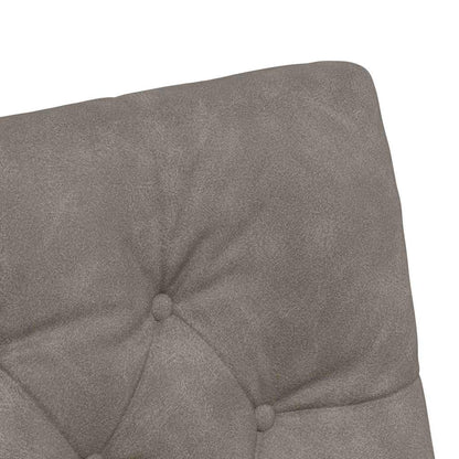 Sedie da Pranzo con Ruote 2 pcs Grigio 58 x 67 x 97 cm