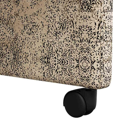 Sedie da Pranzo con Ruote 2 pcs Grigio chiaro 58 x 67 x 97 cm