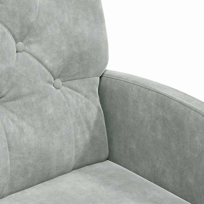 Sedie da Pranzo con Ruote 2 pcs Grigio chiaro 58 x 67 x 97 cm