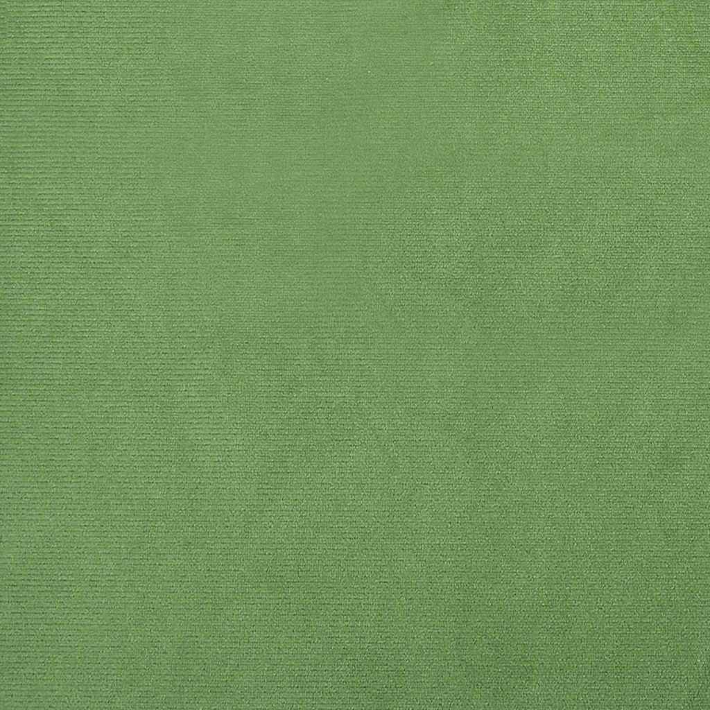 Sedie da Pranzo con Ruote 2 pcs Verde chiaro 58 x 65 x 98 cm