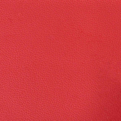 Sedie da Pranzo con Ruote con ruote 2 pcs Rosso 58 x 65 x 98 cm