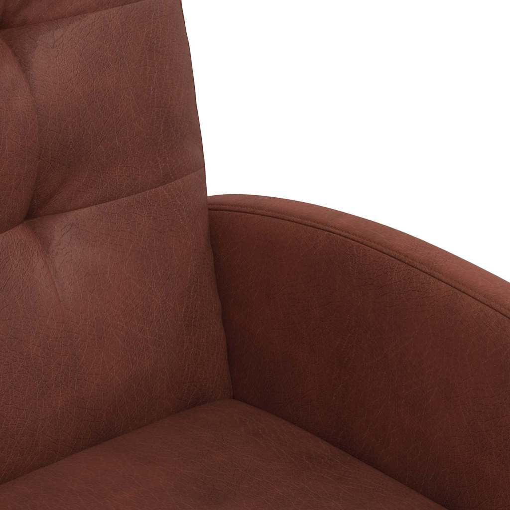 Sedie da Pranzo con Ruote 2 pcs Marrone lucido 58 x 67 x 97 cm