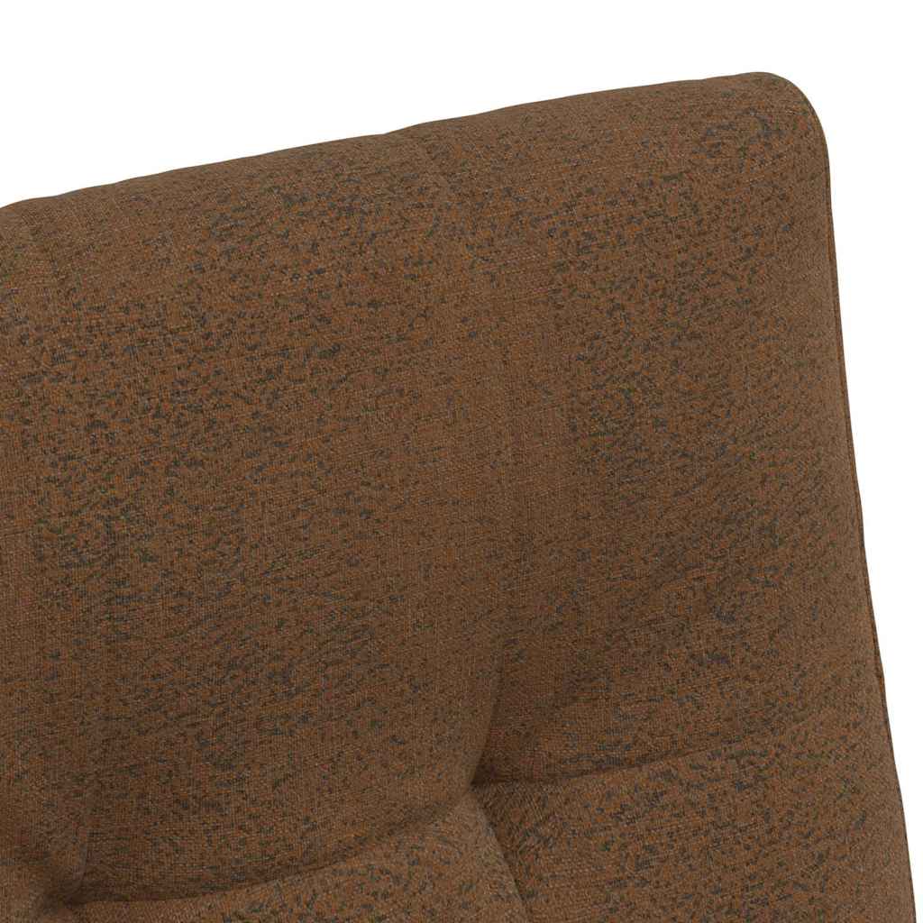 Sedie da Pranzo con Ruote 2 pcs Marrone 58 x 67 x 97 cm