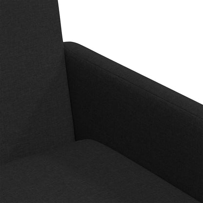 Sedie da pranzo 2 pcs Nero 57 x 67 x 95 cm Tessuto