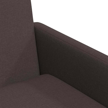 Sedie da pranzo 2 pcs Marrone scuro 57 x 67 x 95 cm Tessuto