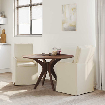 Sedie da pranzo 2 pcs Beige 57 x 67 x 98 cm Tela