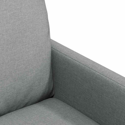 Sedie da pranzo 2 pcs Grigio chiaro 57 x 67 x 98 cm Tessuto