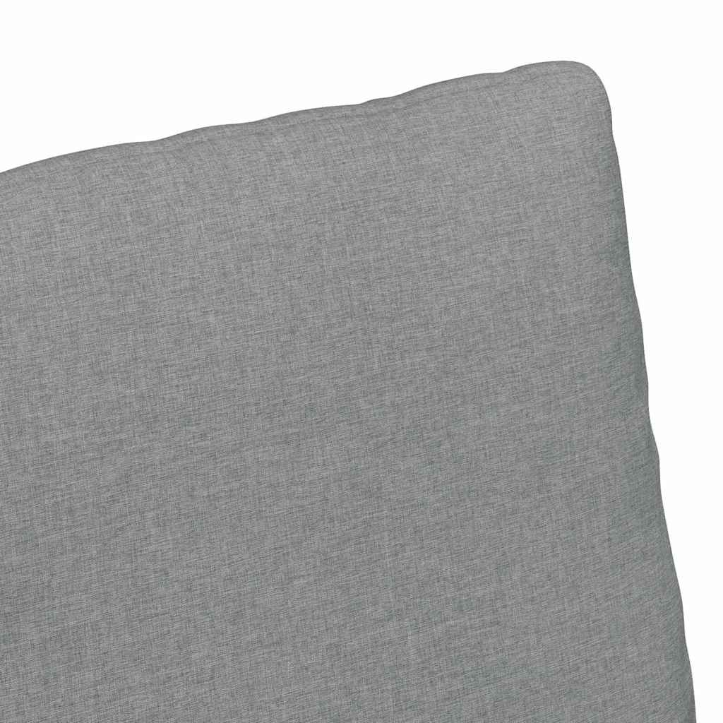 Sedie da pranzo 2 pcs Grigio chiaro 57 x 67 x 98 cm Tessuto