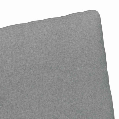 Sedie da pranzo 2 pcs Grigio chiaro 57 x 67 x 98 cm Tessuto