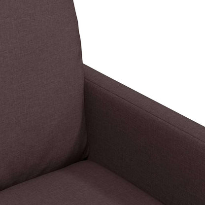 Sedie da pranzo 2 pz Tessuto Marrone scuro 57 x 67 x 98 cm