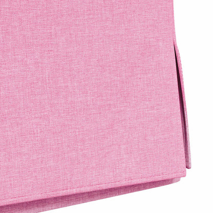 Sedie da pranzo 2 pcs Rosa 57 x 67 x 98 cm Tessuto