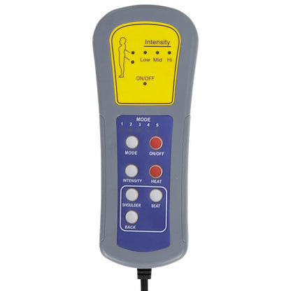 Poltrona Massaggiante Bianco 71 x 98 x 106 cm Pelle sintetica