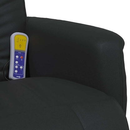 Poltrona reclinabile con massaggio Nero 71 x 90 x 105 cm | homemem39