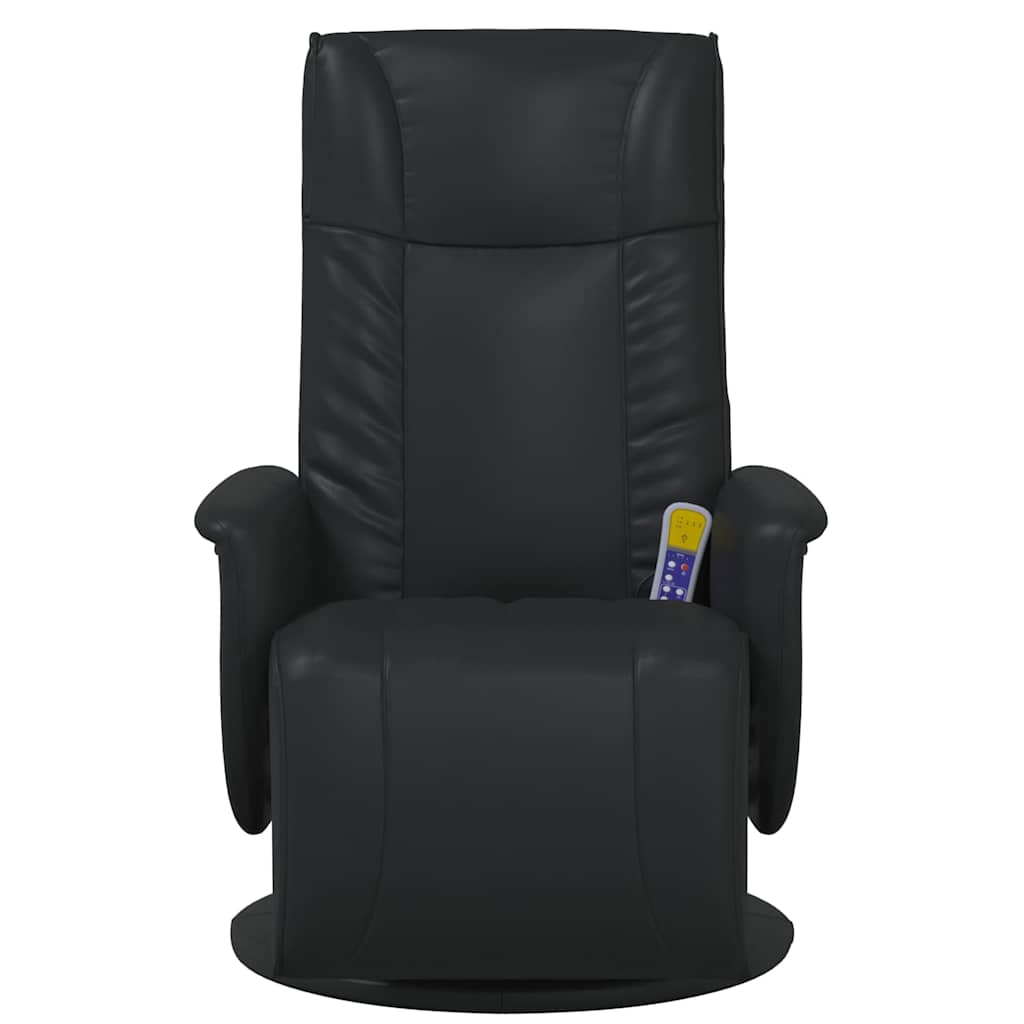 Poltrona reclinabile con massaggio Nero 71 x 90 x 105 cm | homemem39