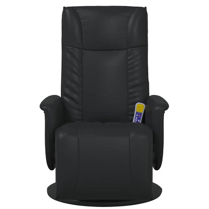 Poltrona reclinabile con massaggio Nero 71 x 90 x 105 cm | homemem39