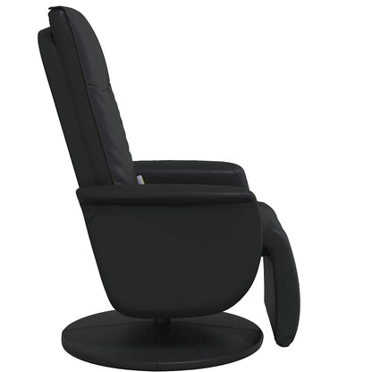 Poltrona reclinabile con massaggio Nero 71 x 90 x 105 cm | homemem39