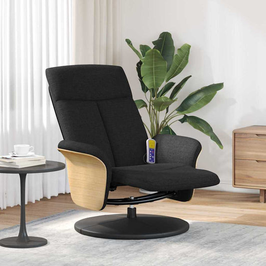 Poltrona Massaggiante Nero 79 x 87 x 104,5 cm Tessuto