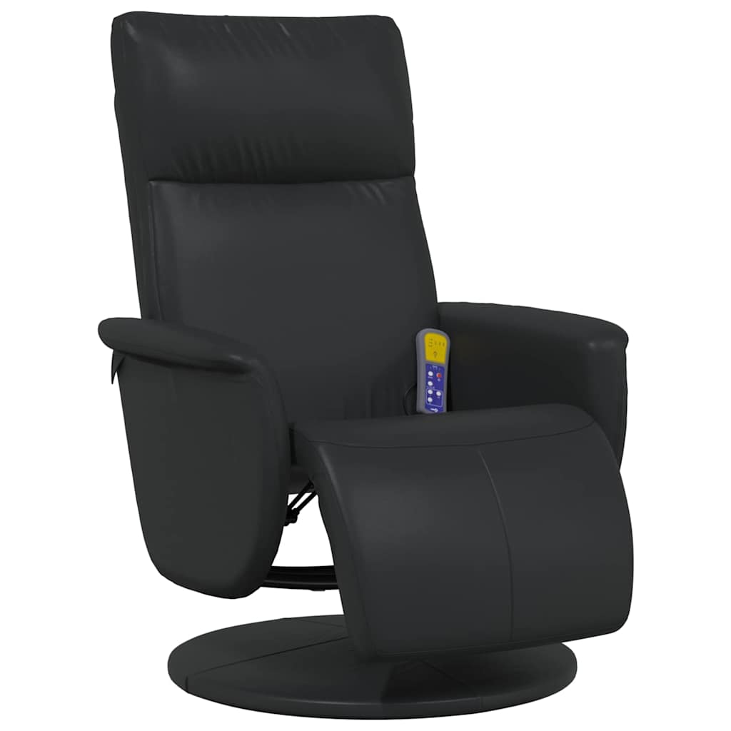 Poltrona Massaggiante Nero 71 x 90 x 105 cm Pelle Sintetica | homemem39