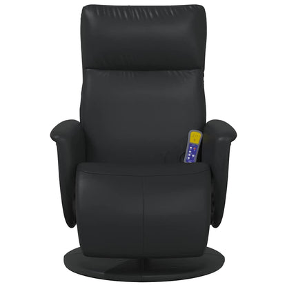Poltrona Massaggiante Nero 71 x 90 x 105 cm Pelle Sintetica | homemem39